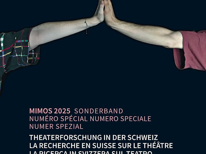 Cover MIMOS-Sonderband Theaterforschung in der Schweiz